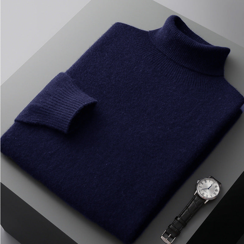 Heren Trui - Warme Woltrui met Slim Fit voor Winter