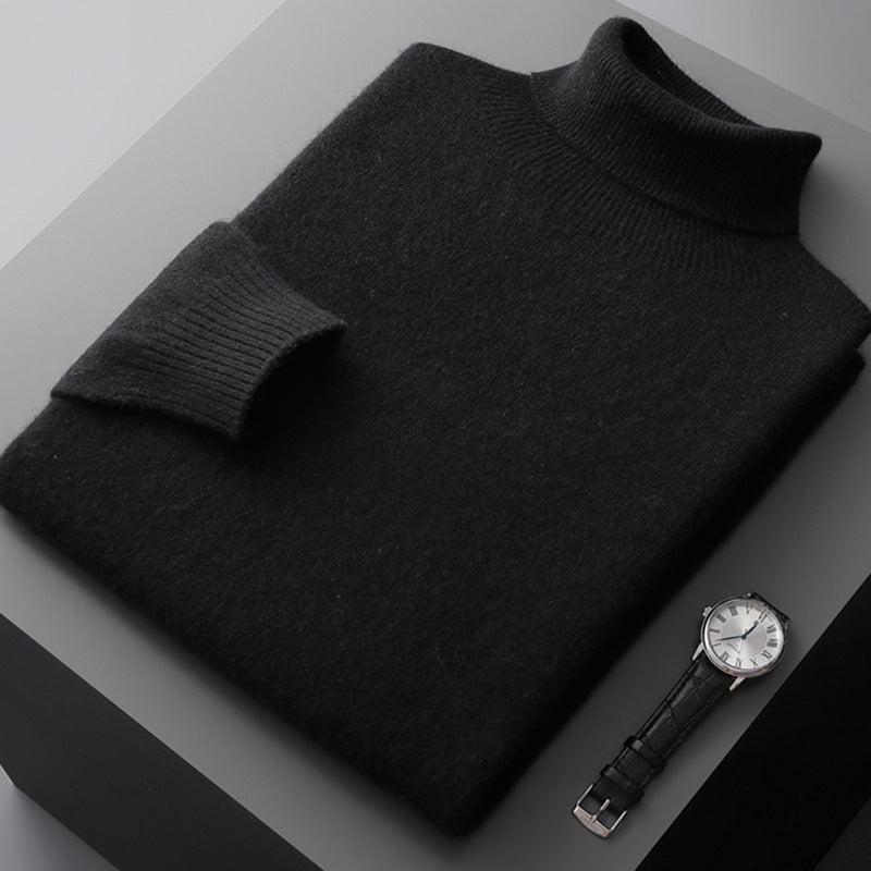 Heren Trui - Warme Woltrui met Slim Fit voor Winter