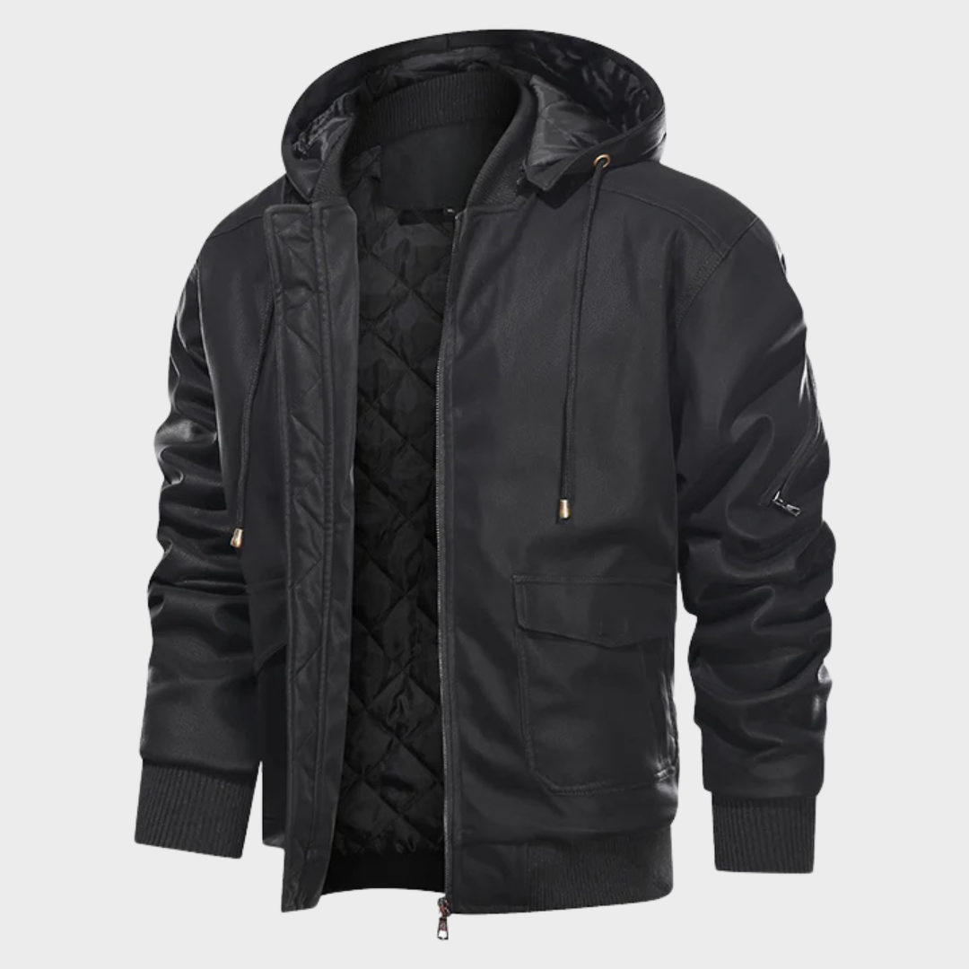 Heren Hoodie Gewatteerd Warm Isolatie Jas