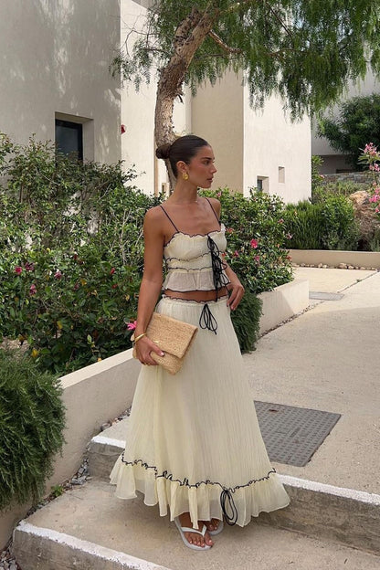 Dames Zomerset Tweedelig – Top en Lange Rok Zomercollectie