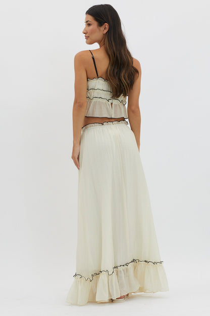Dames Zomerset Tweedelig – Top en Lange Rok Zomercollectie