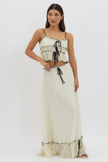 Dames Zomerset Tweedelig – Top en Lange Rok Zomercollectie