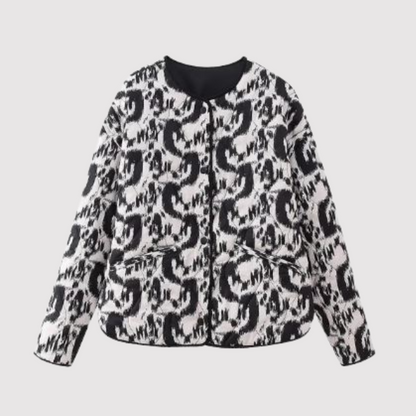 Dames Leer Jas Vintage Look