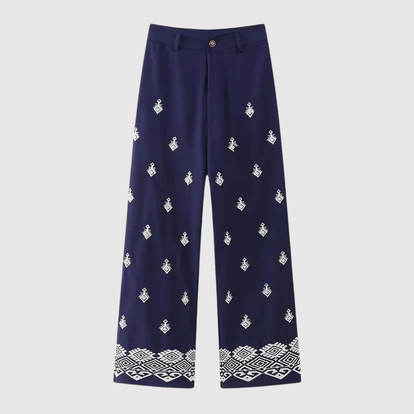 Dames Broek Stijlvolle Hoge Taille Moderne Modebroek - StudioMarella