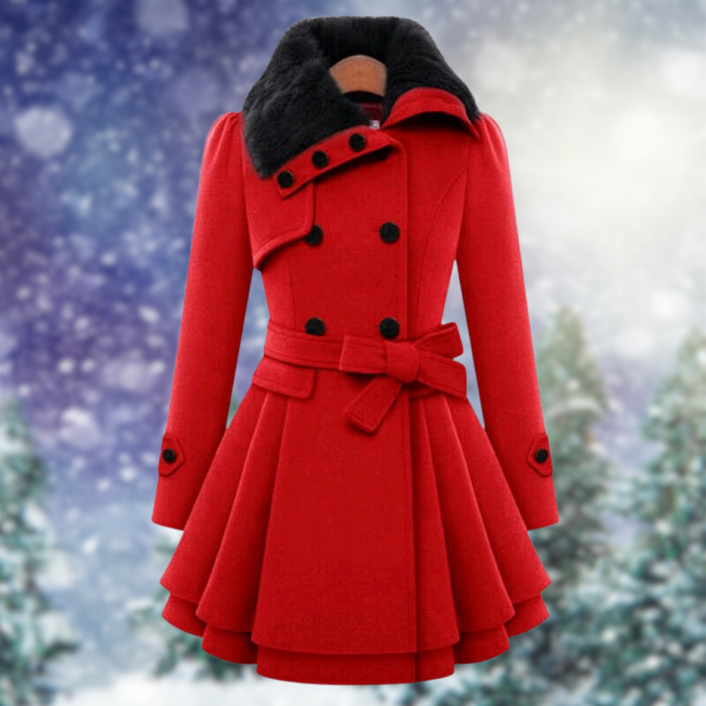 Dame Winterjas Warme Parka met Kap