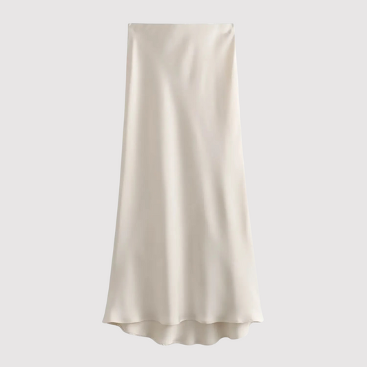 Lange Avondjurk Satijn Elegante Stijl - StudioMarella