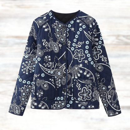 Vrouwelijke Bloemenjas Dames Kleding Vintage Look
