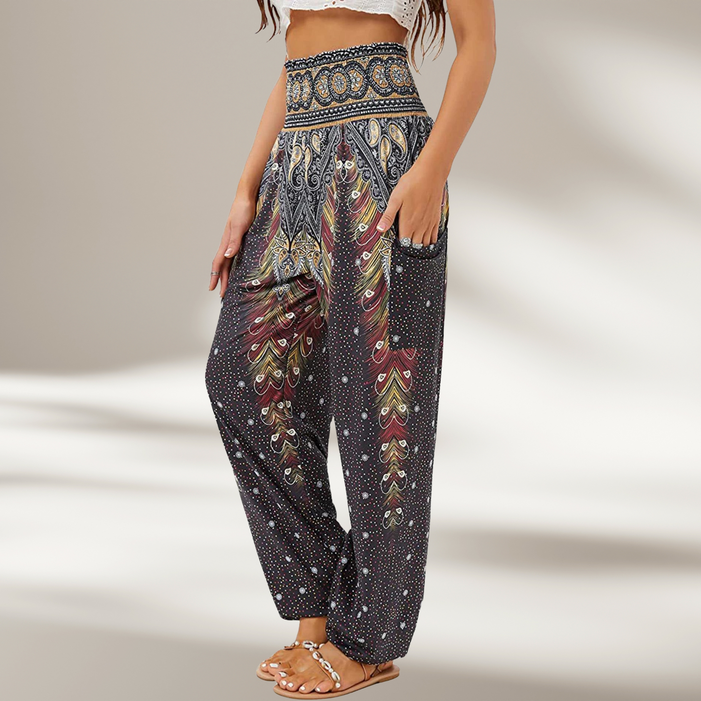 Yoga Broek Hoge Taille Stretch voor Vrouw