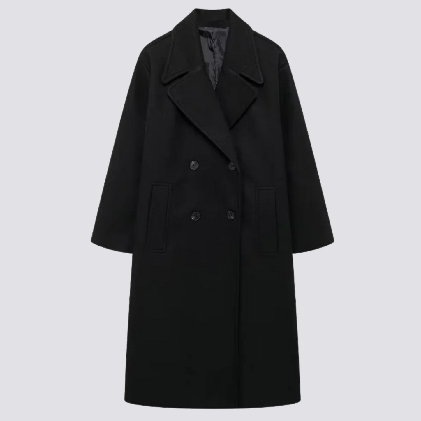 Vrouwelijke Lange Coat Stijlvolle Jas