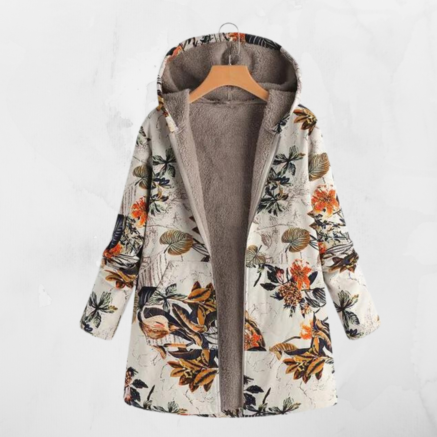 Oversized Parka Jas Lange Mouwen Met Capuchon