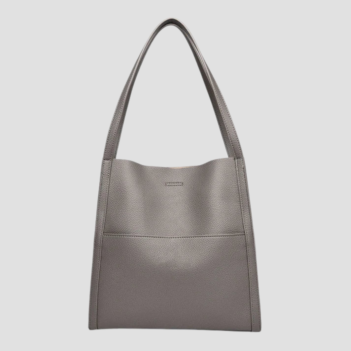 Leren Schoudertas Lilac Echt Leer Tasje