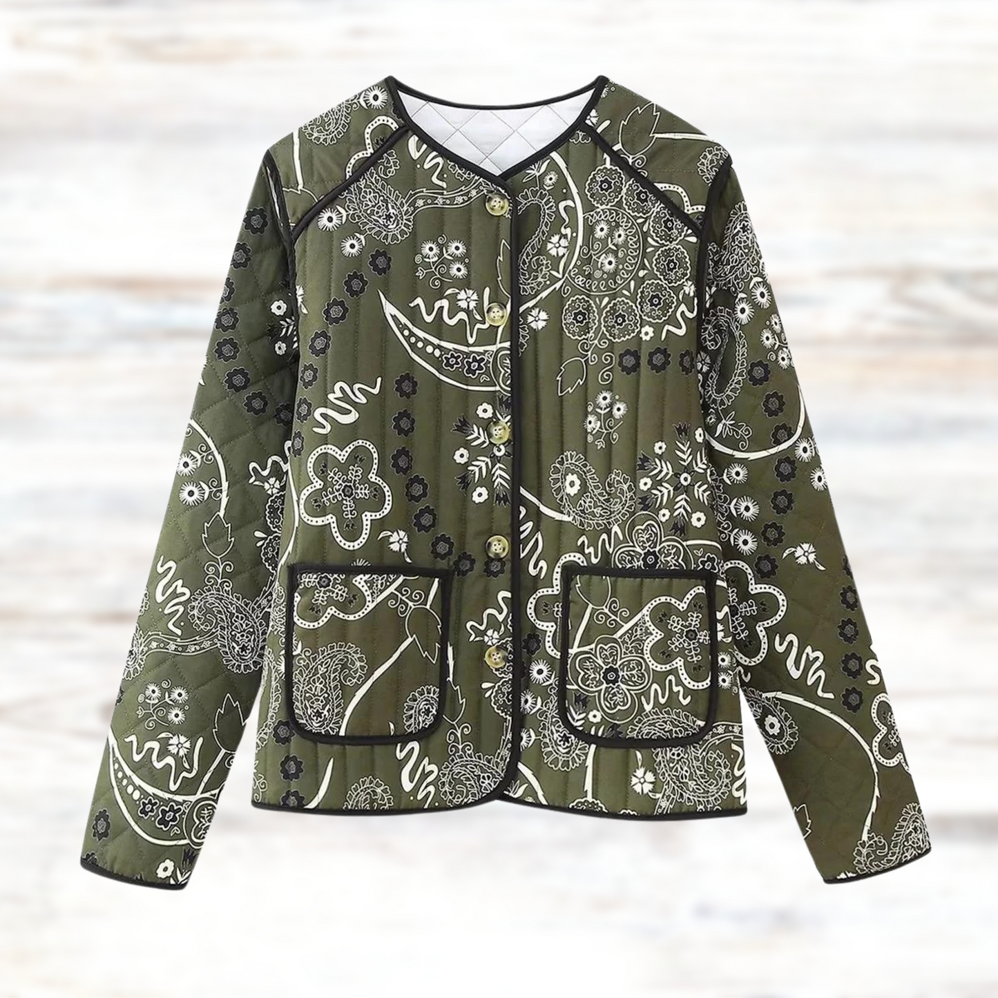 Vrouwelijke Bloemenjas Dames Kleding Vintage Look