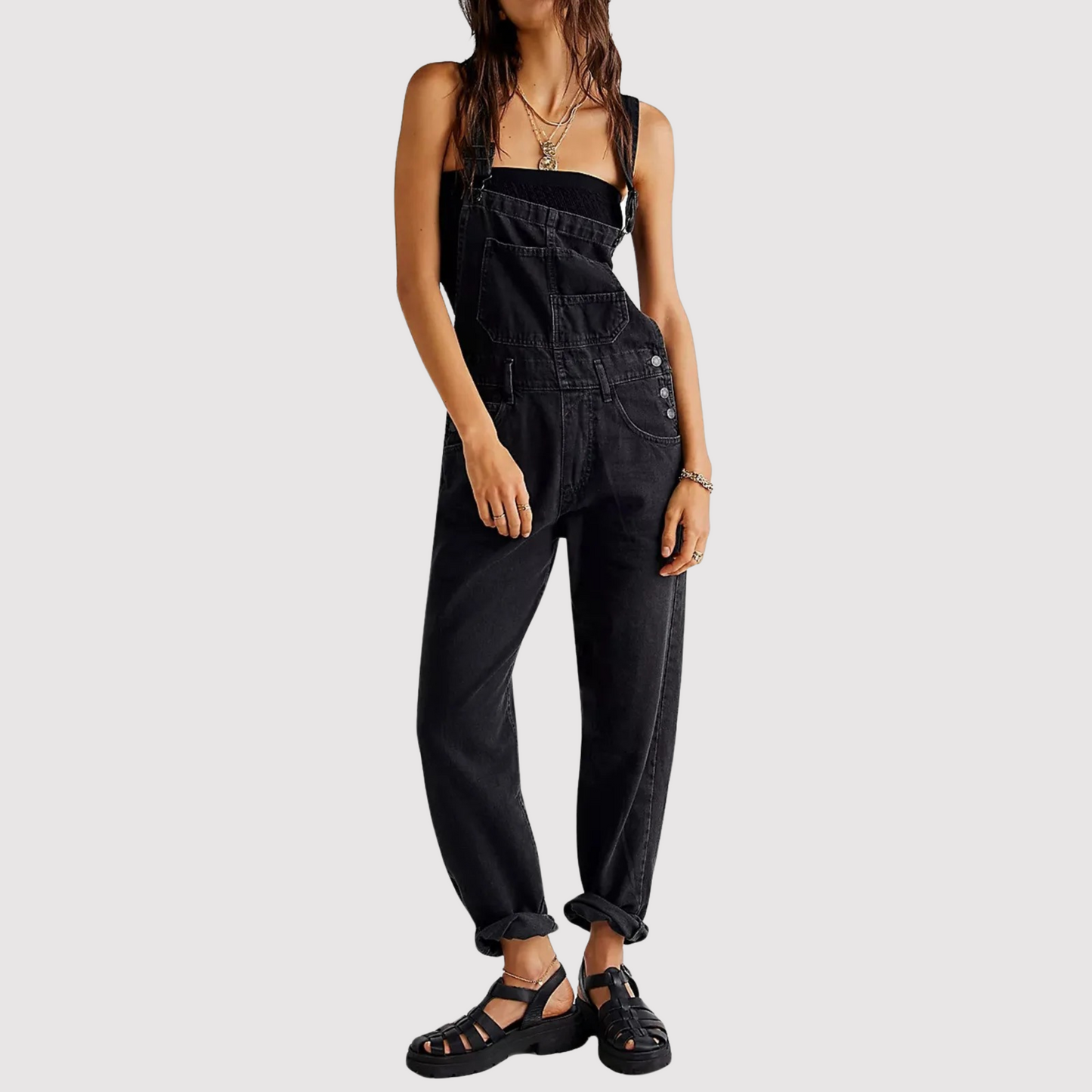 Dames Tuinbroek Denim Zomer Comfortabele Broek