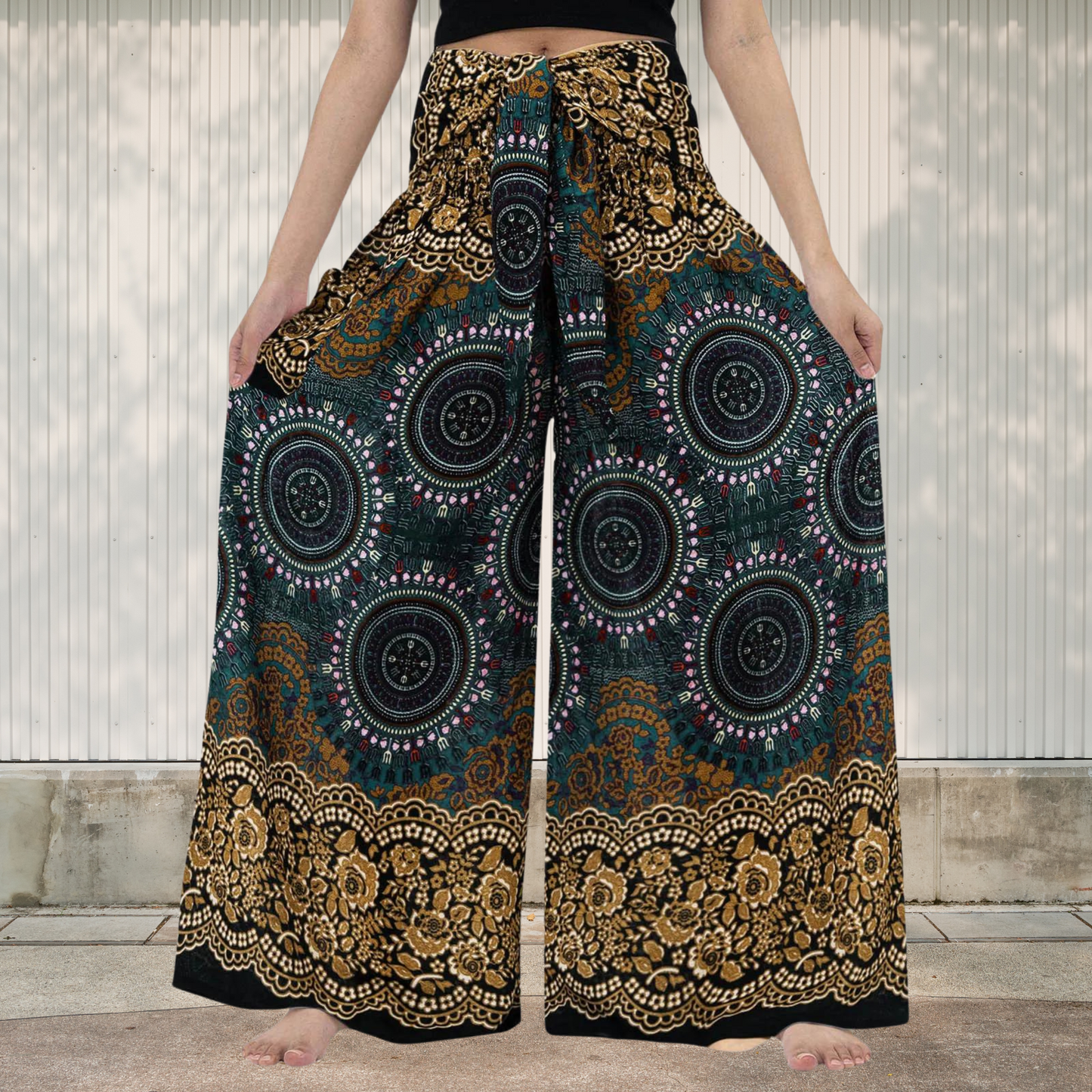 Damesbroek High Waist Klassieke Stijl Retro Look