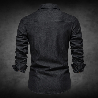 Casual Katoenen Shirt met Lange Mouwen