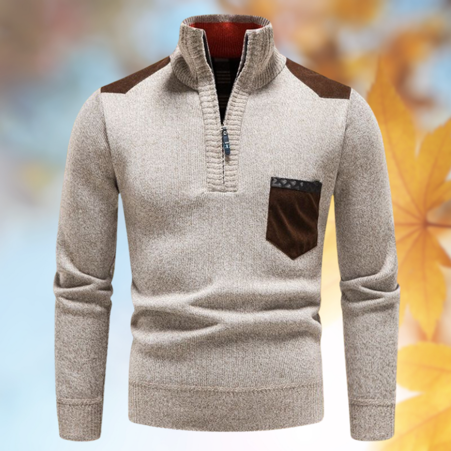 Herense Softshell Trui met Rits en Capuchon → Heren Softshell Trui Waterdicht met Capuchon