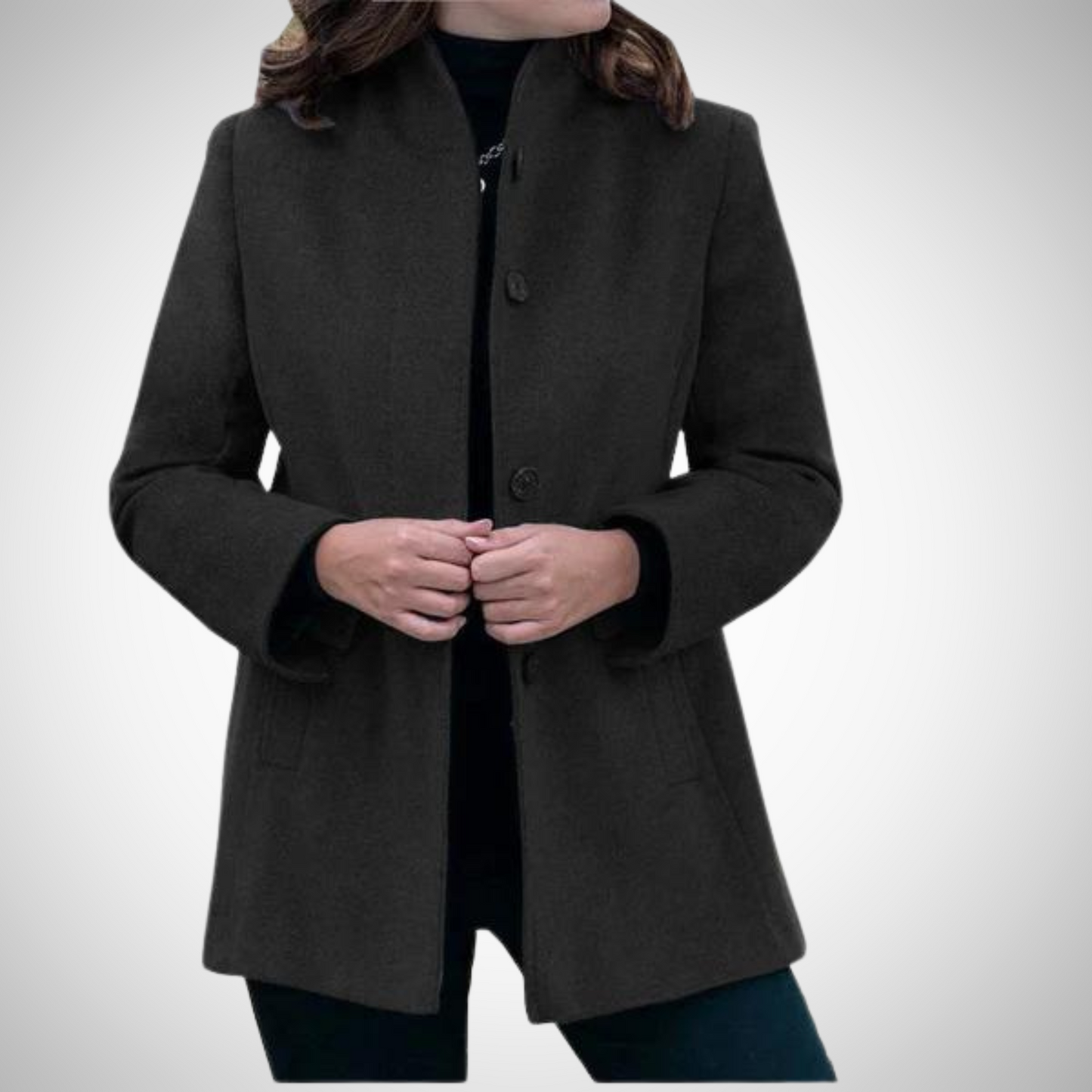 Dames Jasje Met Knopen Elegante Stijl