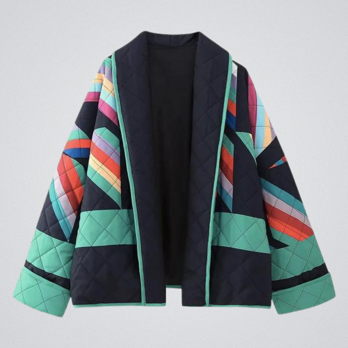 Dames Jas met Polokraag Retro Stijl - StudioMarella