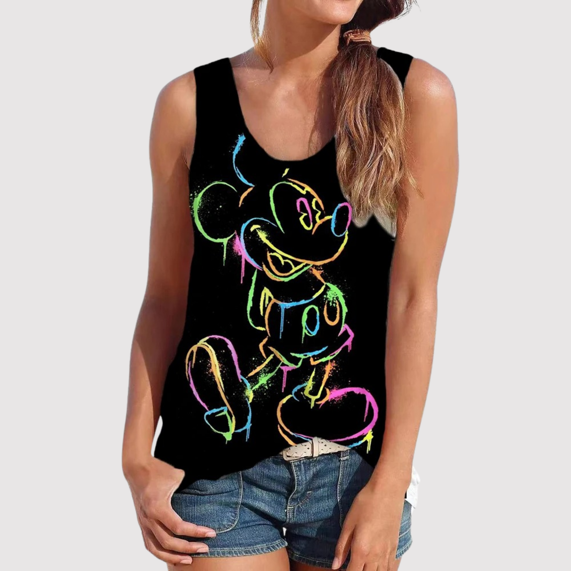 Dames Top met Mickey Mouse Print Disney - StudioMarella