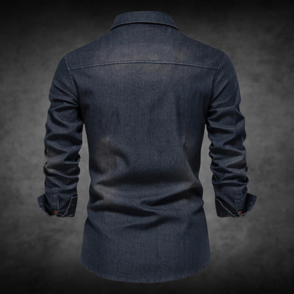 Casual Katoenen Shirt met Lange Mouwen