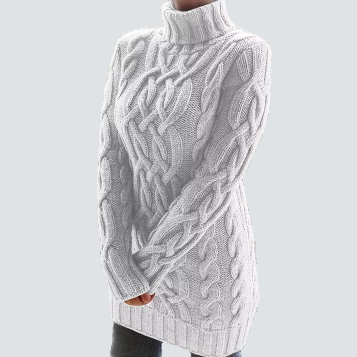 Gebreide Truijurk Warm Dik Wendbaar Winter Kleding