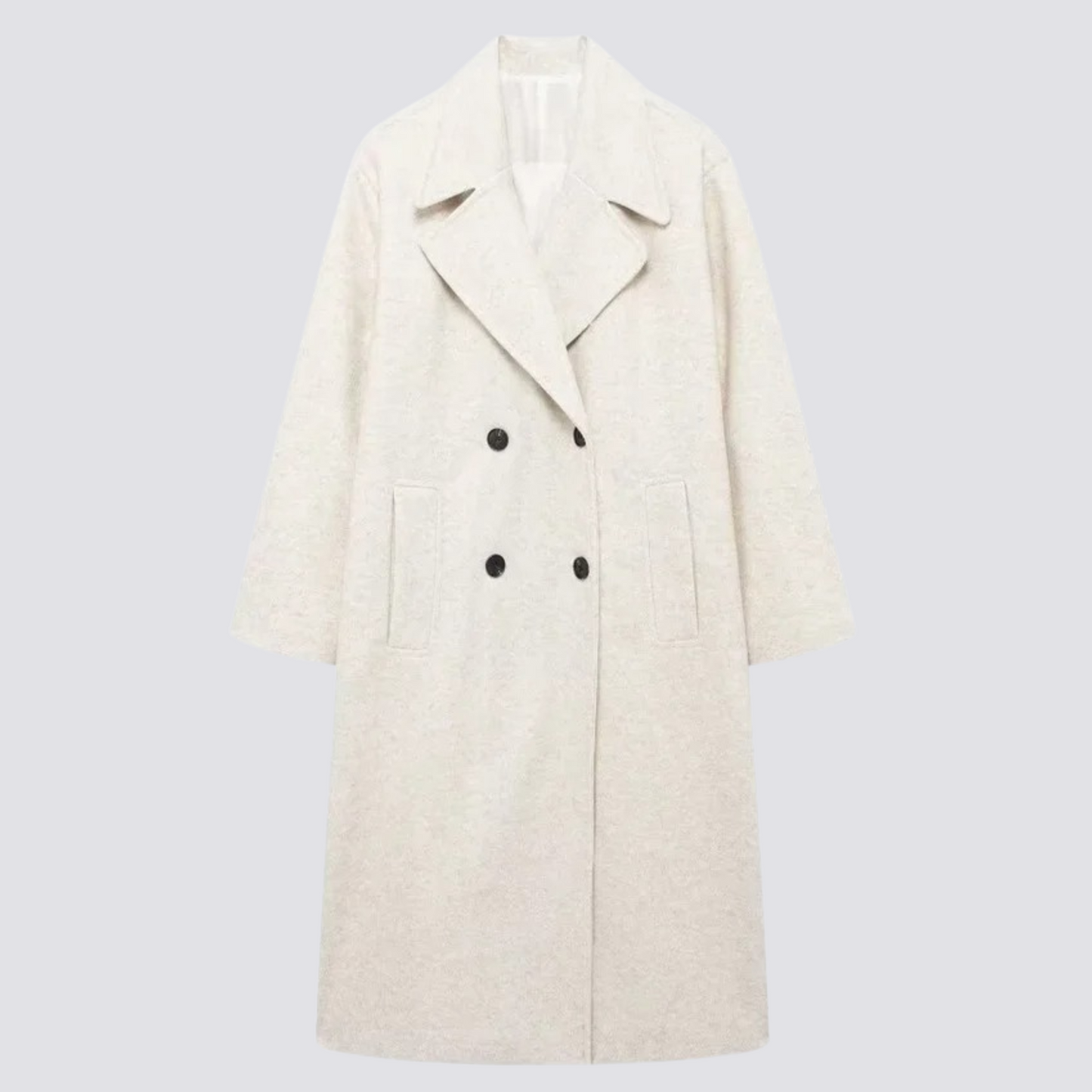 Vrouwelijke Lange Coat Stijlvolle Jas