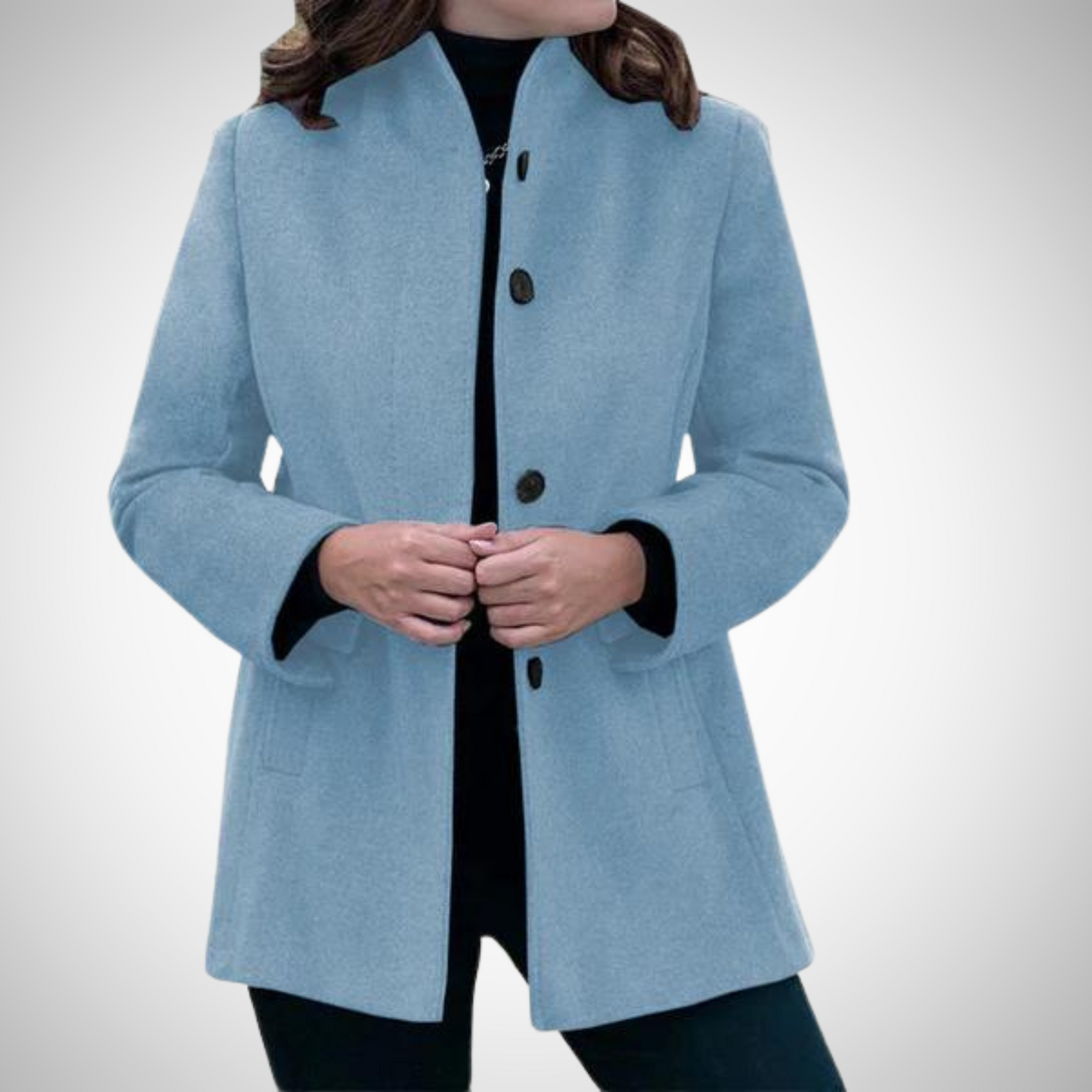 Dames Jasje Met Knopen Elegante Stijl