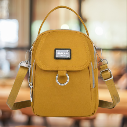 Klein Leer Crossbodytasje voor Vrouw