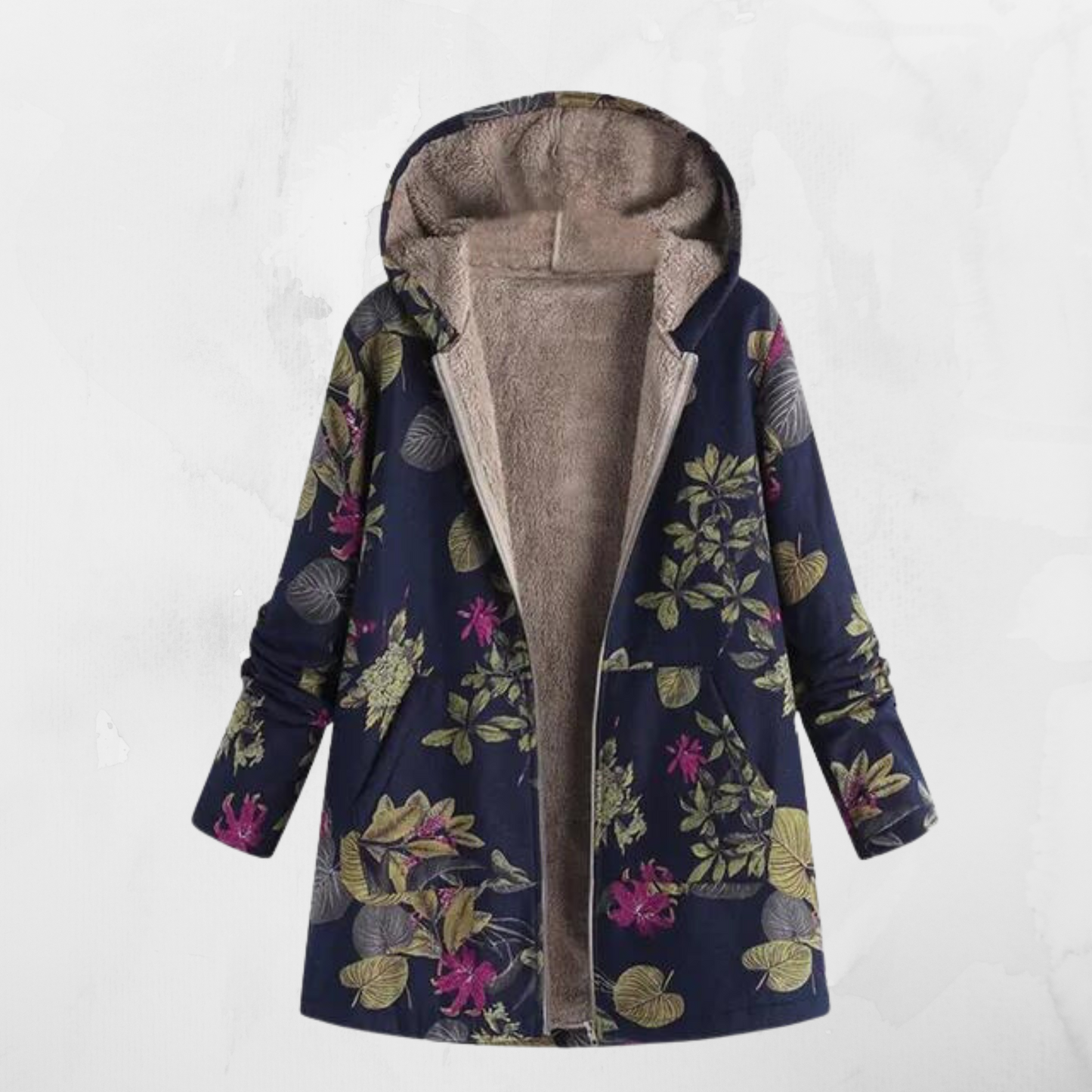 Oversized Parka Jas Lange Mouwen Met Capuchon