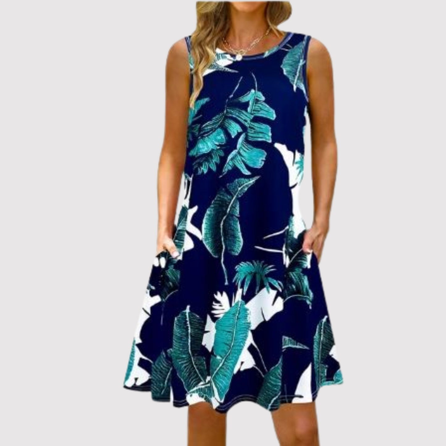 Losse Vrouwenjurk Zomerjurk Casual Stijl Korte Jurk