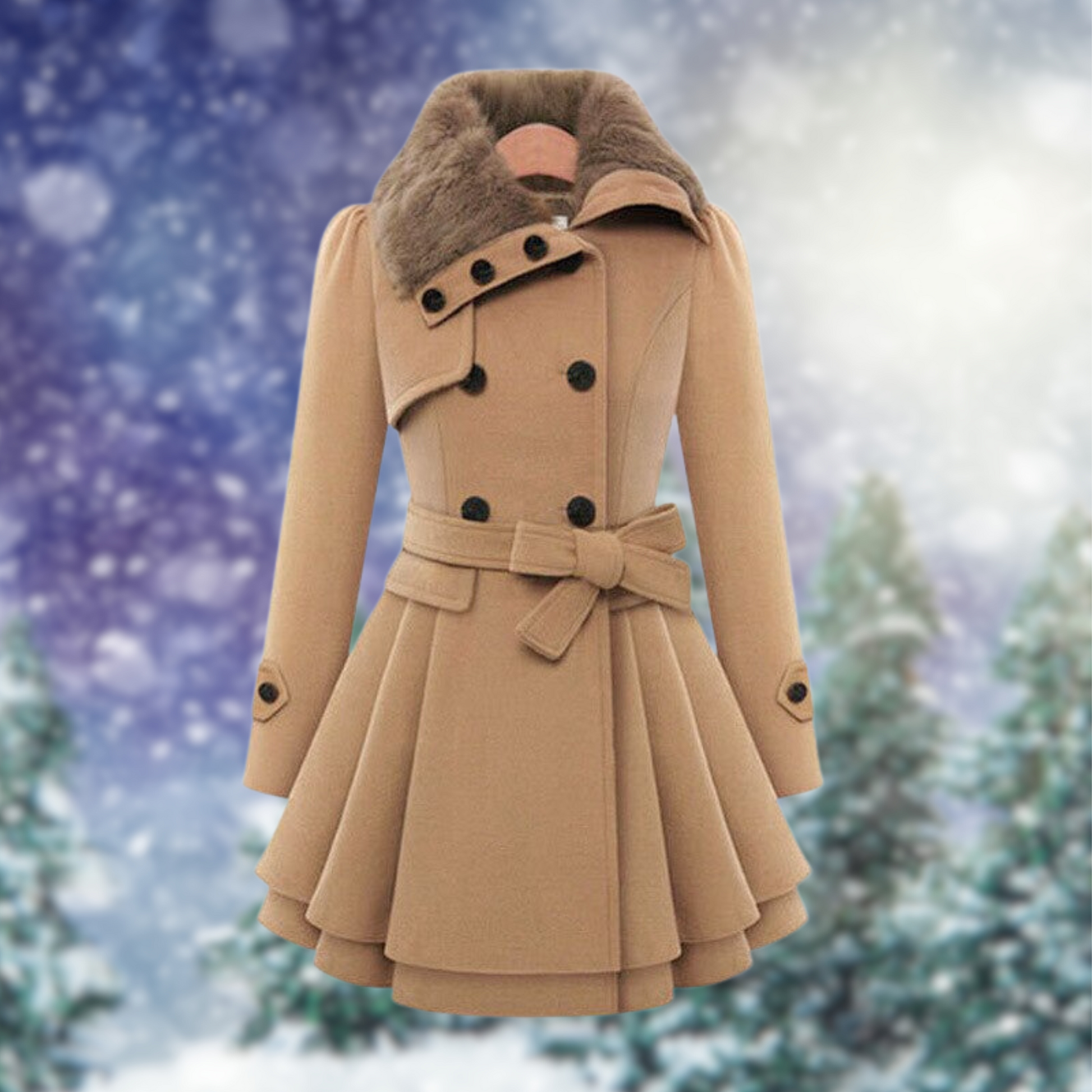 Dame Winterjas Warme Parka met Kap - StudioMarella