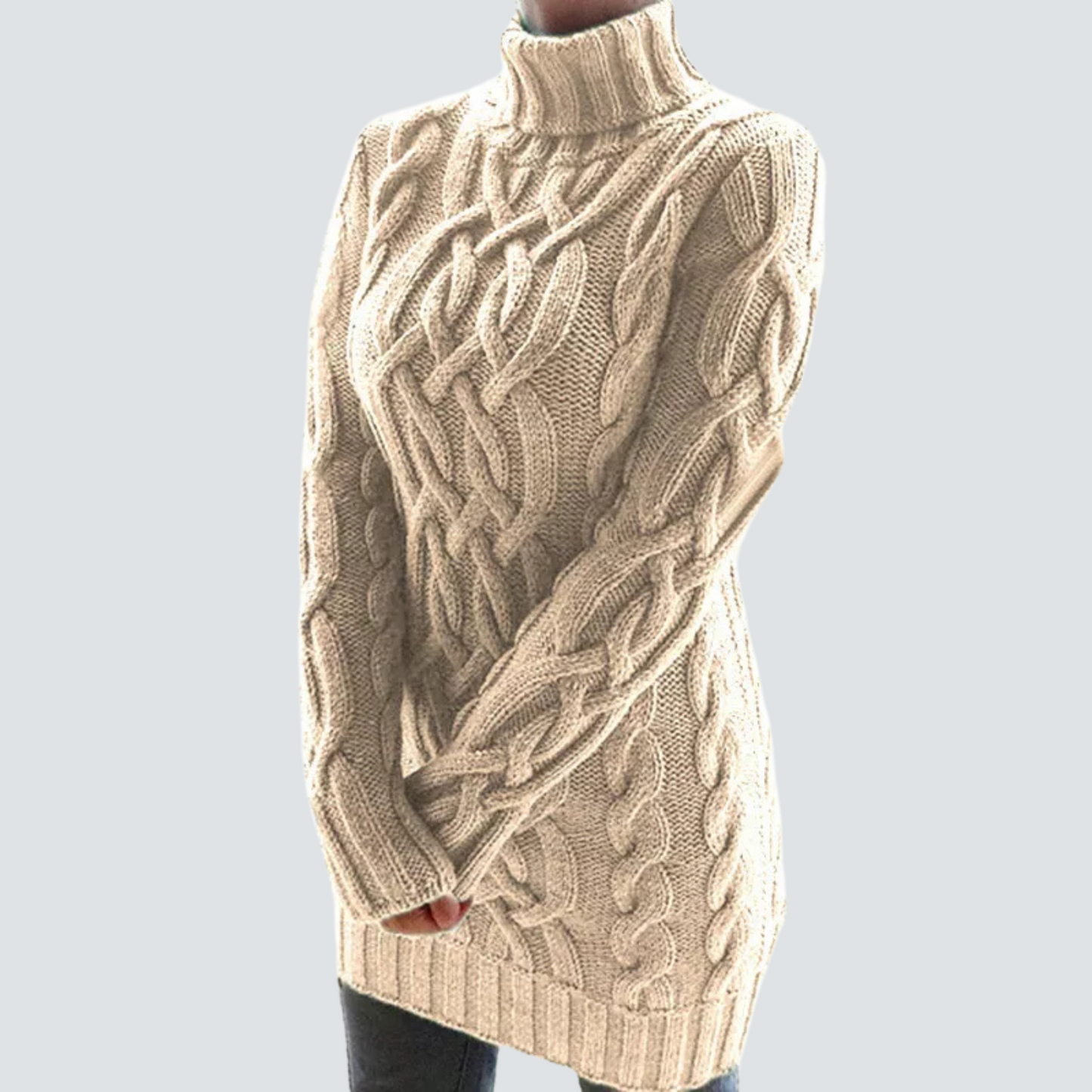 Gebreide Truijurk Warm Dik Wendbaar Winter Kleding