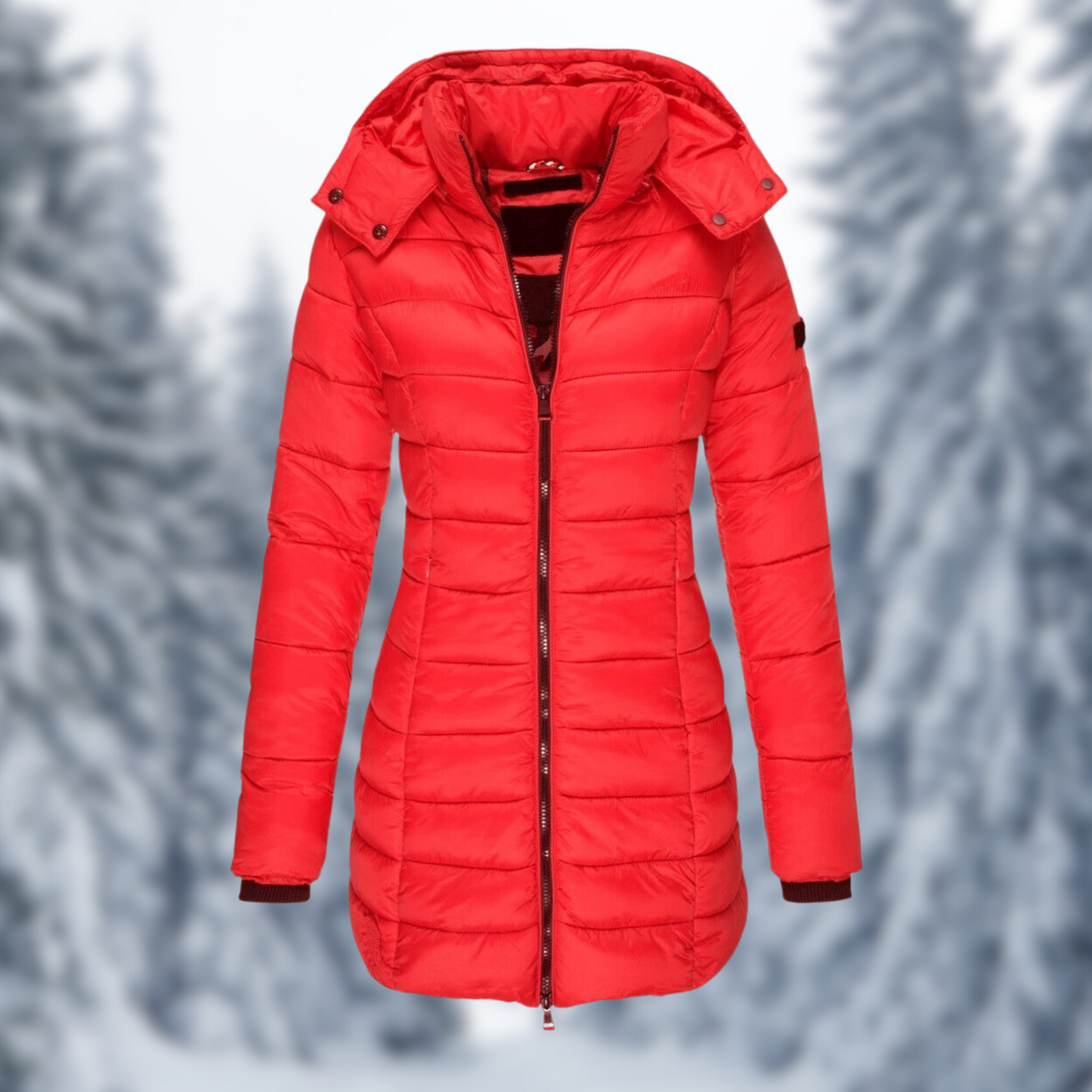 Dames Winterjas Warm en Waterdicht Isolatie Parka