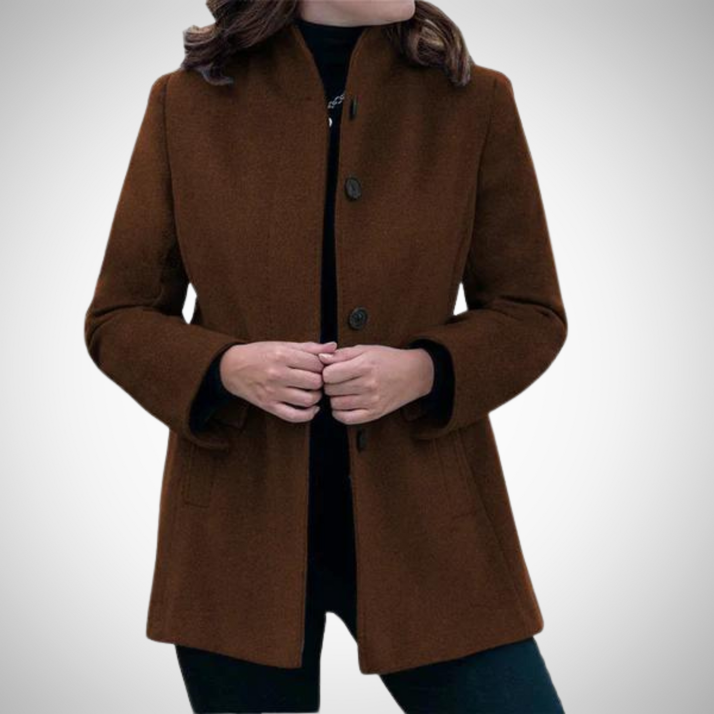 Dames Jasje Met Knopen Elegante Stijl