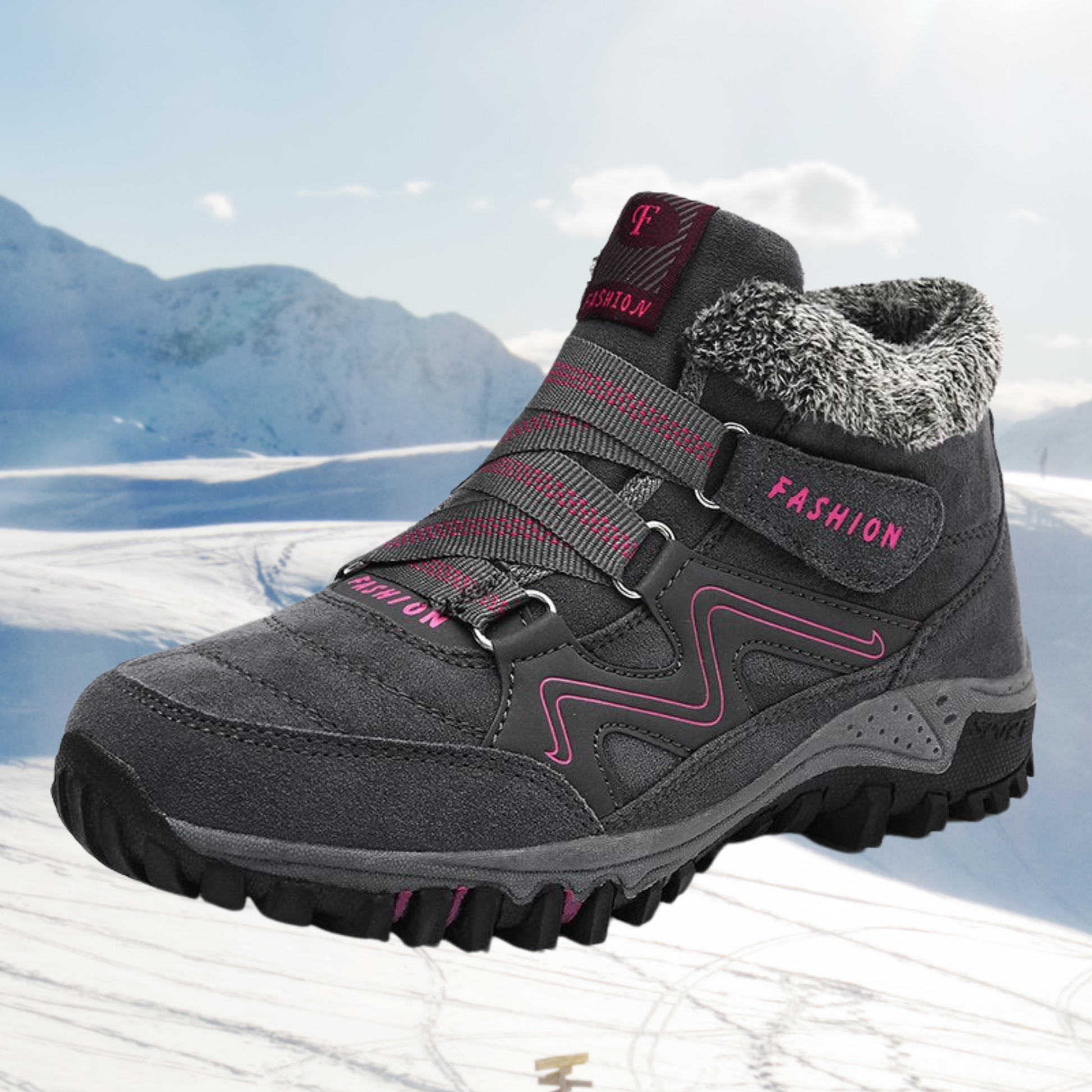 Dames Laarzen Imitatiebont Warm Comfortabele Schoenen - StudioMarella