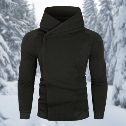 Heren Fleece Hoodie Warm en Comfortabel met Rits - StudioMarella