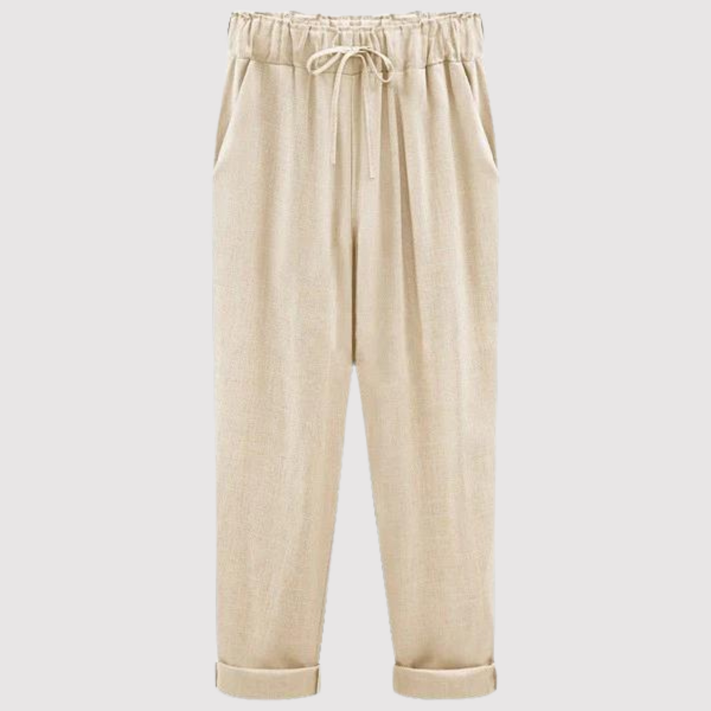 Vrouwelijke Zomermode Broek van Katoen en Linnen - StudioMarella