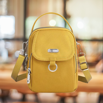 Klein Leer Crossbodytasje voor Vrouw