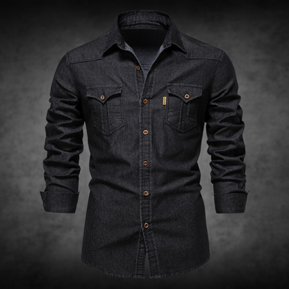 Casual Katoenen Shirt met Lange Mouwen - StudioMarella