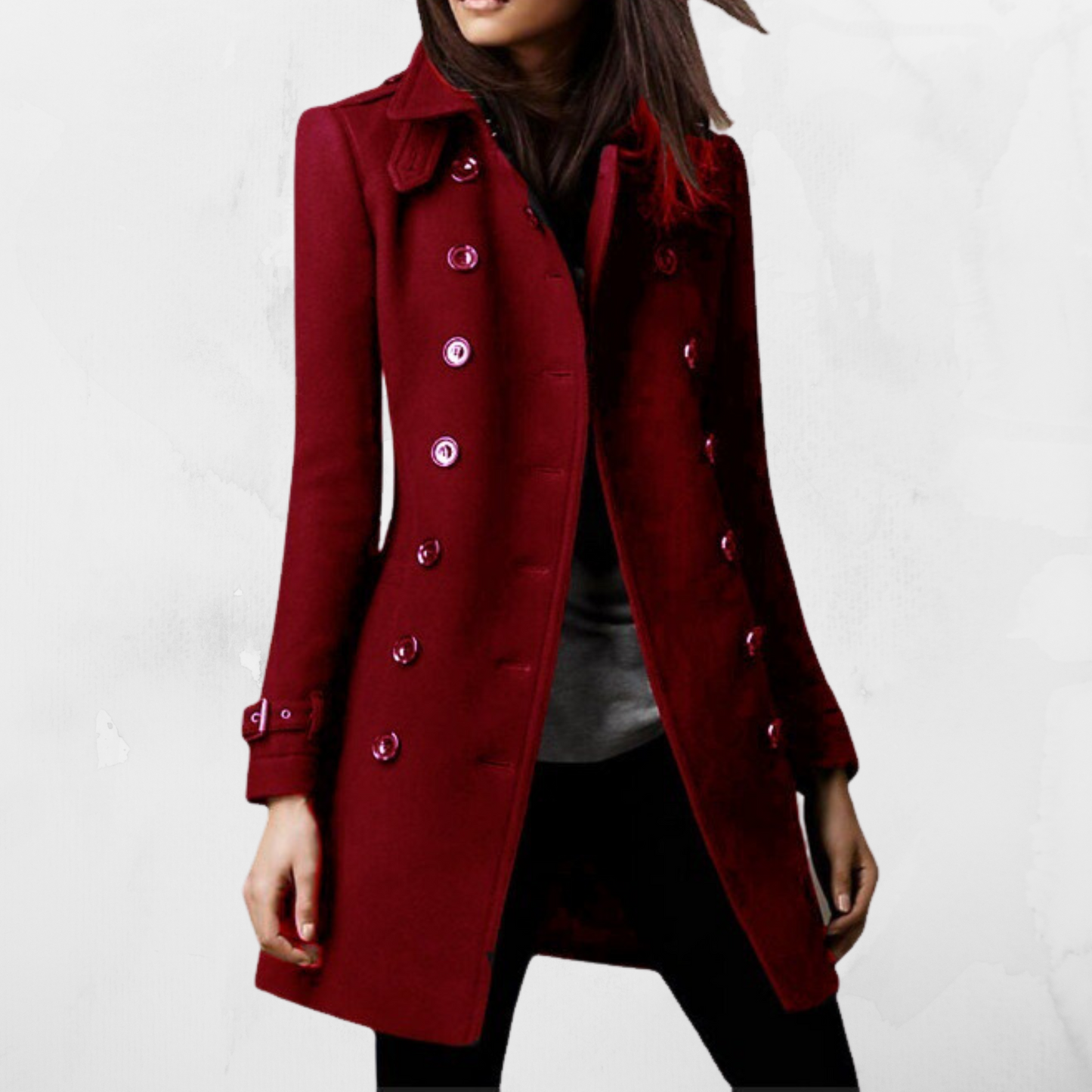 Tweed Damesjas Klassieke Stijl
