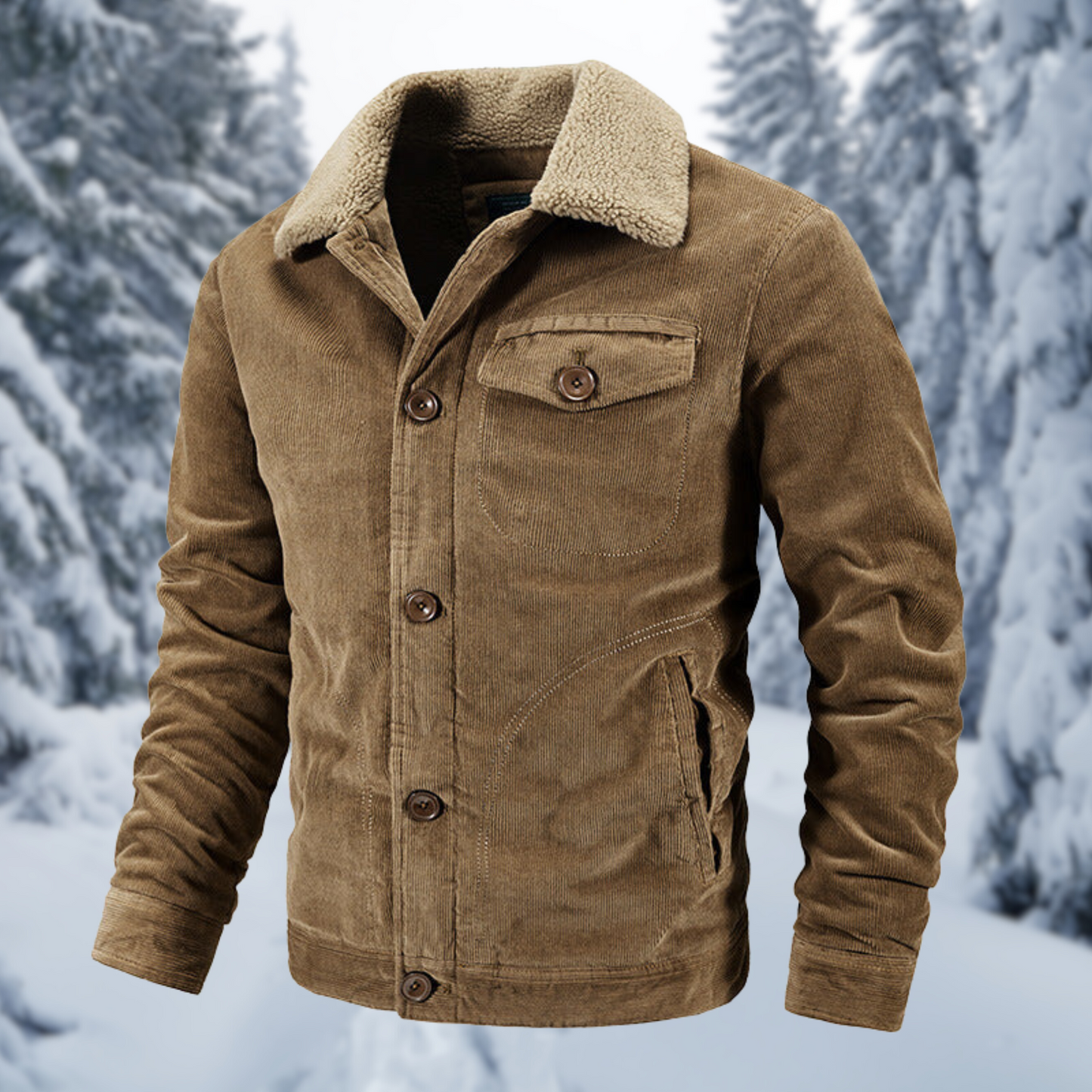 Militaire Winterjas Warm Bontkraag Stijlvol Dames - StudioMarella