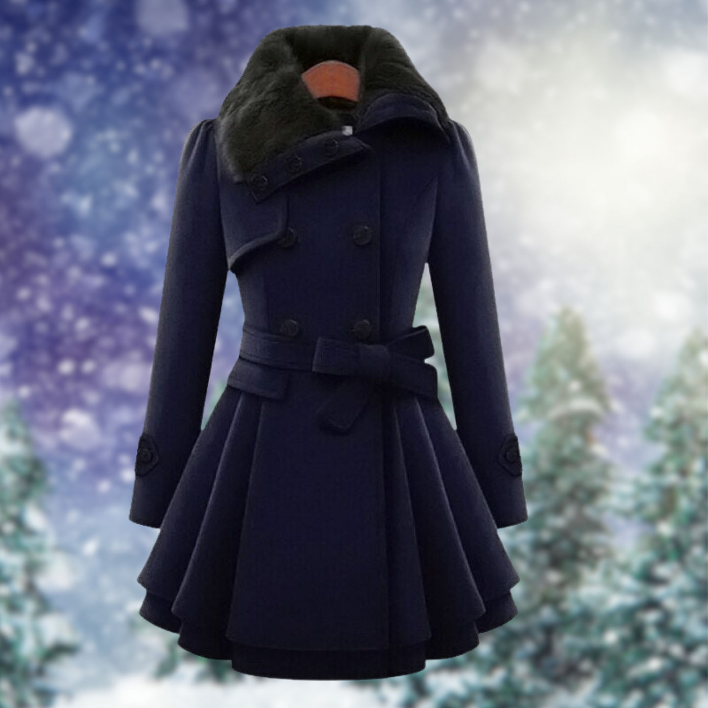 Dame Winterjas Warme Parka met Kap
