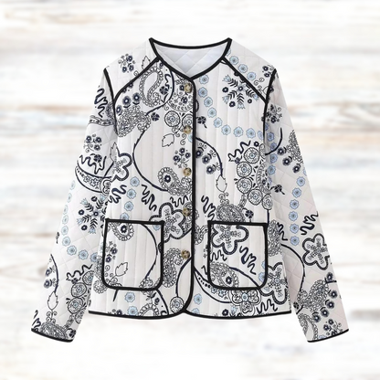 Vrouwelijke Bloemenjas Dames Kleding Vintage Look - StudioMarella