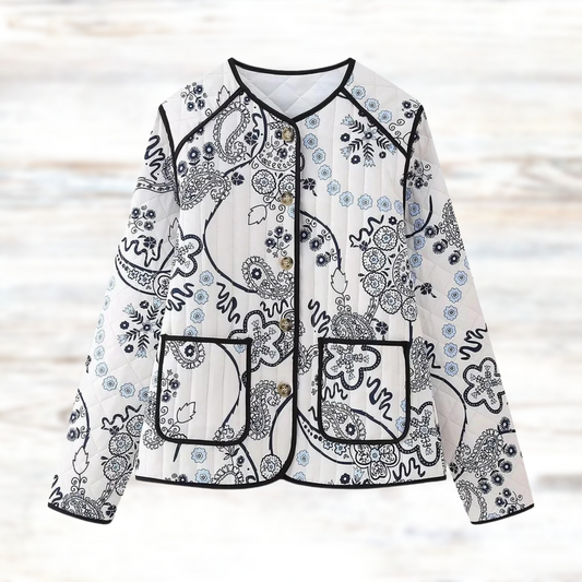 Vrouwelijke Bloemenjas Dames Kleding Vintage Look - StudioMarella