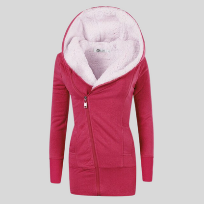 Dames Fleece Vest Zacht Warm met Capuchon