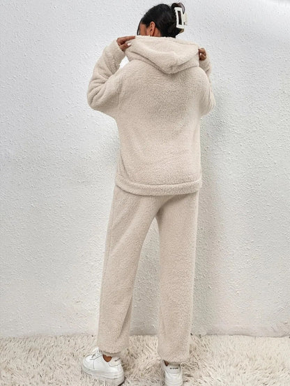 Dames Fleece Lounge Set Zacht en Comfortabel