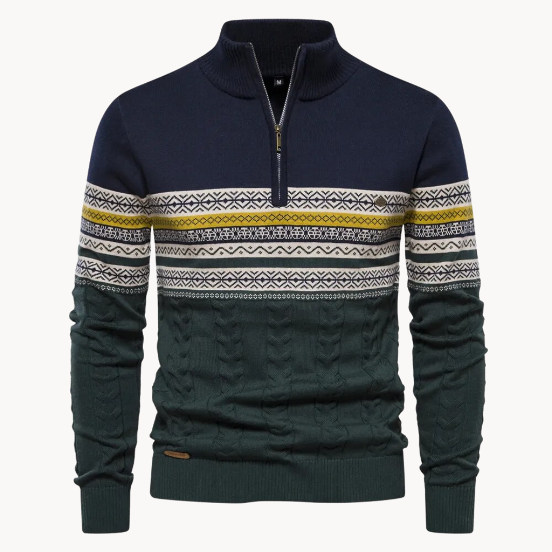 Merino Look Heren Trui Gebreid Warm en Comfortabel
