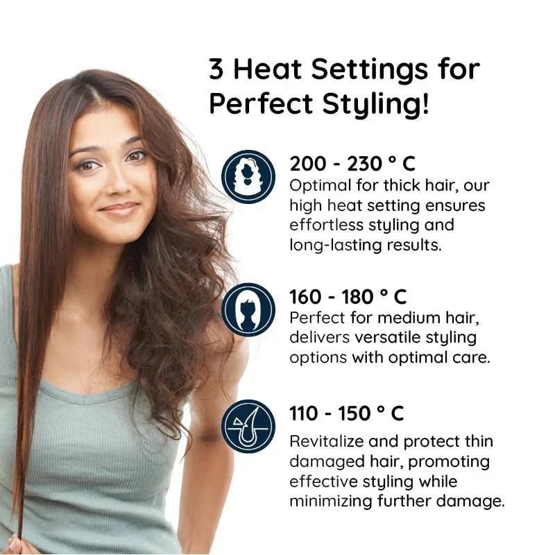 Roterende Warmteborstel 32mm 3 Temperatuurstanden Keramisch Styling