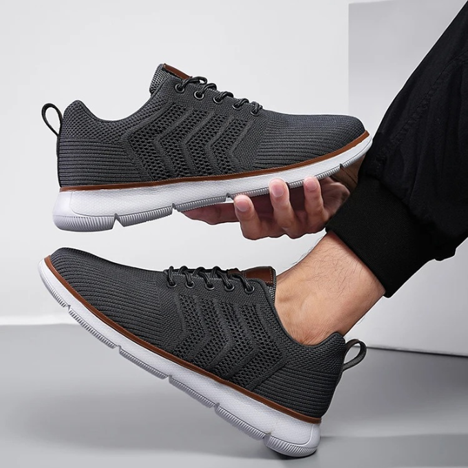 Lichtgewicht Heren Sneakers - Ademende en Comfortabele Loopschoenen
