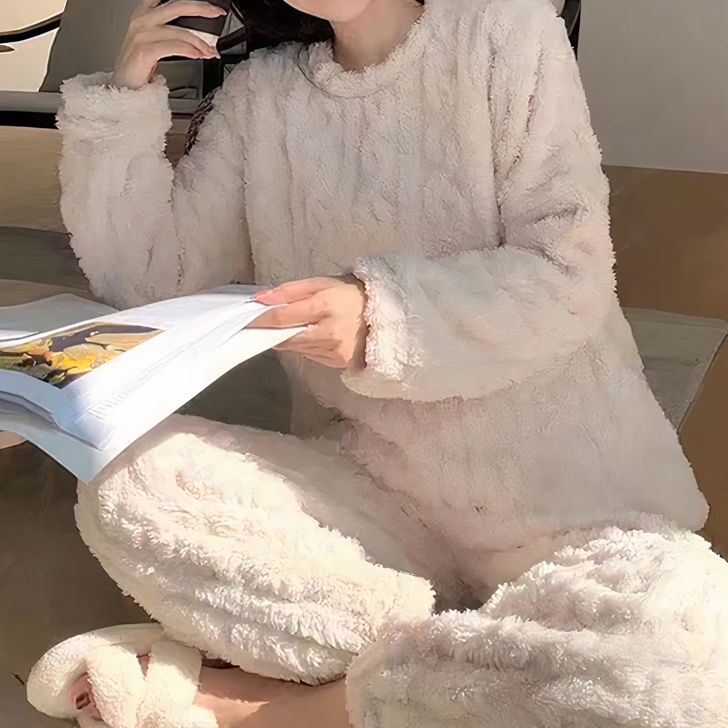 Zachte Vrouwense pyjama Set Fluweel